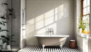 Ditch Traditional Shower Curtains For A Retro Solution