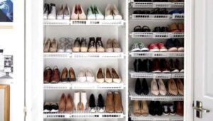 The Smart Item You Can Use To Double Your Shoe Storage In A Small Closet