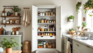 Small kitchens can have pantries too - this is how I converted a tiny broom cupboard into a storage hero